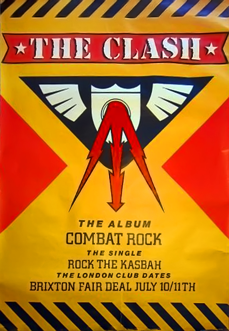 the clash combat rock poster