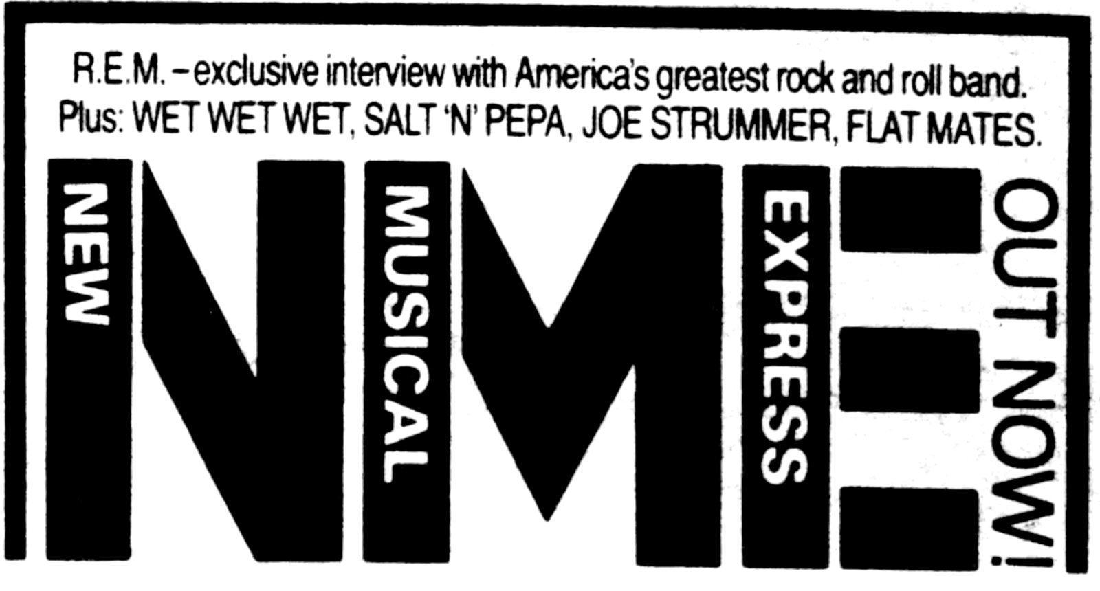 1988 03 NME advert